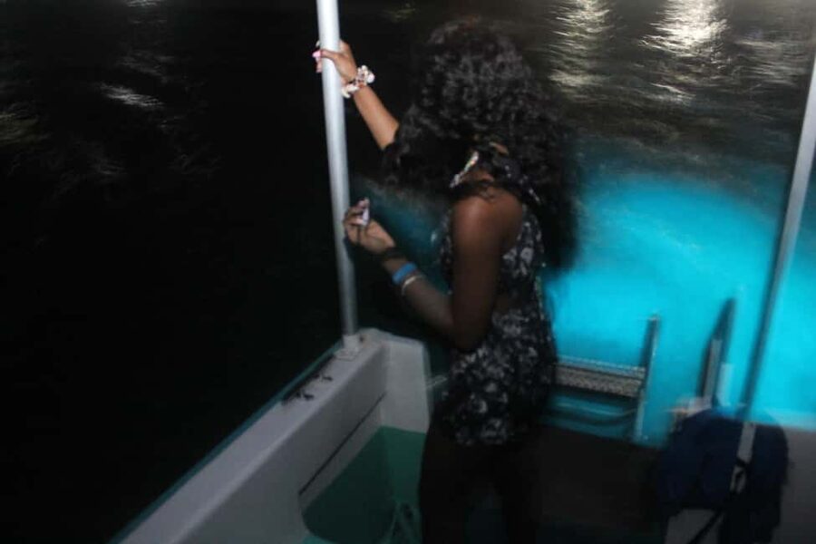 Montego Bay: Luminous Lagoon Evening Boat Tour - What the Blue Water Looks Like