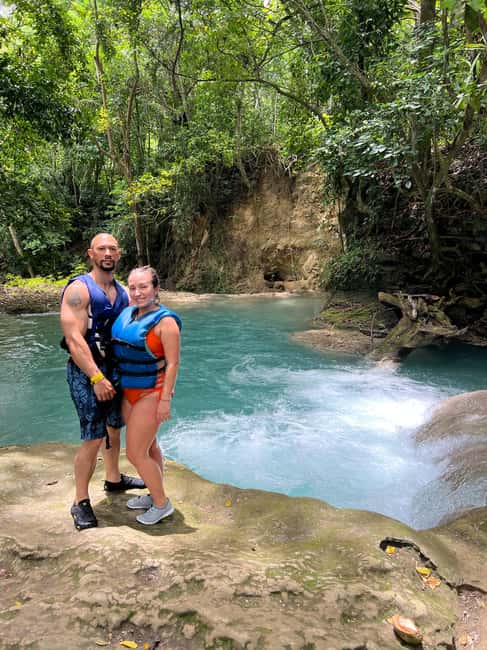 Montego Bay: Private Dunn's River Falls and Blue Hole Tour - Swimming and rope swings at Island Gully Falls