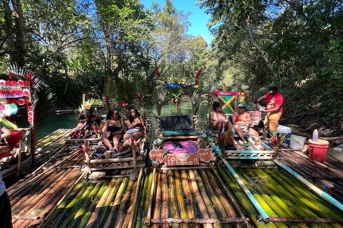 Montego Bay's Guided Bamboo Rafting Tour & Hip-strip Shopping - Who will enjoy this most