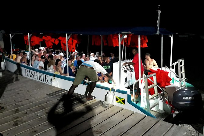 Mystic Luminescent Lagoon Night Cruise & Swim in Jamaica - What the glowing water really looks like