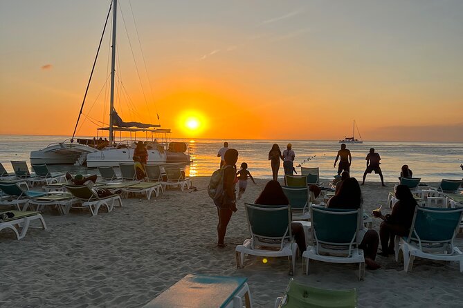 Negril Private Day Tour: ATV Ride, Party Catamaran & Ricks Cafe - Arriving at Rick’s Cafe for sunset