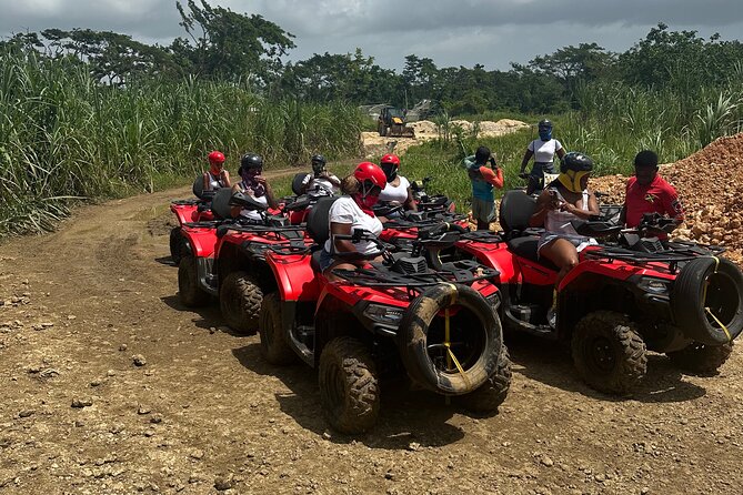 No driver’s license required Atv ride with transportation. - Safety briefing before the engines start