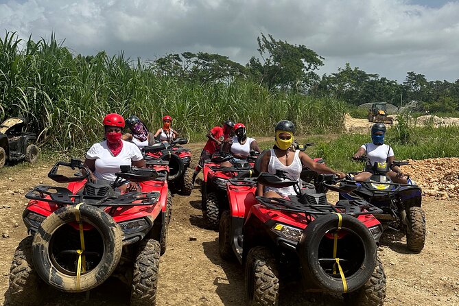 No driver’s license required Atv ride with transportation. - Crossing streams and handling rough tracks