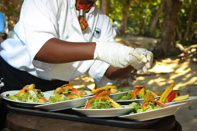 Ocho Rios: Bamboo Beach Club with Specialty Lunch & Cocktails - Jamaican tapas, cocktails, and reggae by your chair