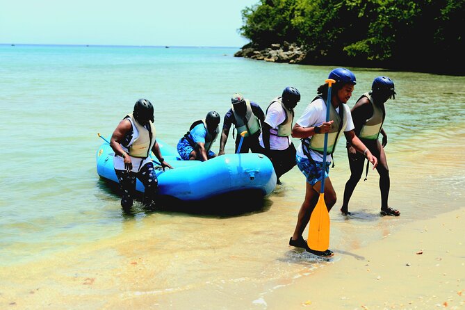 Ocho Rios Shore Excursion: River Rafting and Beach Adventure - A short walk to Bengal Falls