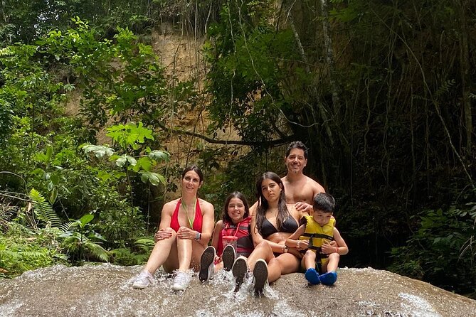Original Blue Hole St. Ann Ocho Rios Jamaica Admission Fee Ticket - The rope swing and four different jumps