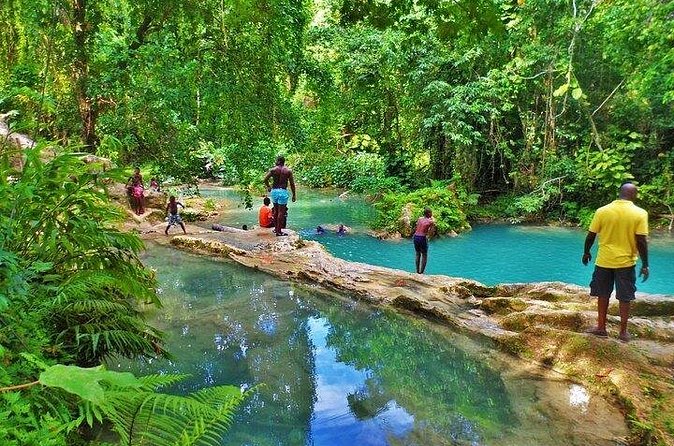 Original Blue Hole St. Ann Ocho Rios Jamaica Admission Fee Ticket - River Trail Walk and Nature Walk