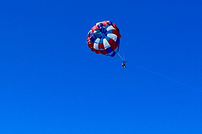 Parasailing above Turquoise Ocean Waters in Montego Bay - The Parasail Flight and the View From Above