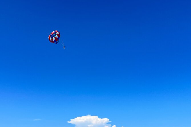 Parasailing above Turquoise Ocean Waters in Montego Bay - Who Will Enjoy This Most