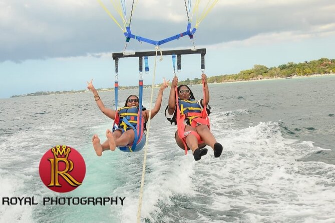 Parasailing & Jet Ski-Combo in Montego Bay - Getting comfortable on the jet ski