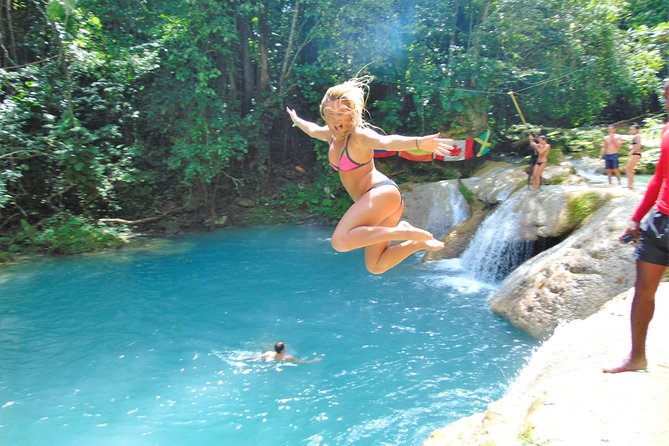 Private Blue Hole & Secret Falls Day Trip plus Shopping from Montego Bay Hotels - Arriving at Blue Hole and Secret Falls