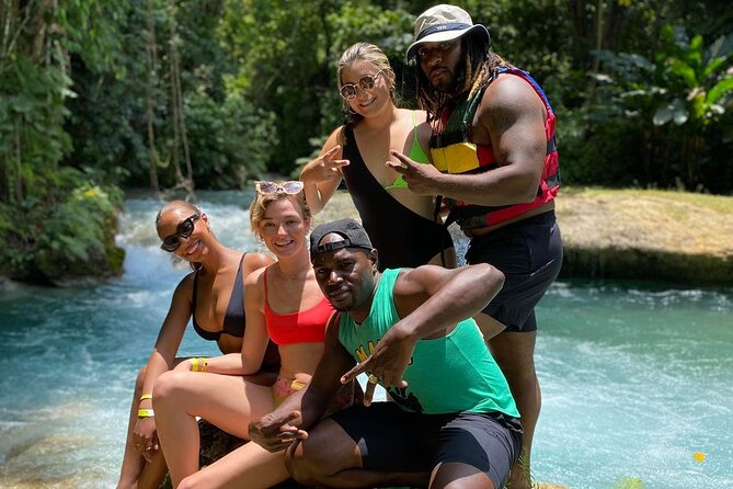 Private Blue Hole Tour from Montego Bay - Entering the Blue Hole’s natural pools