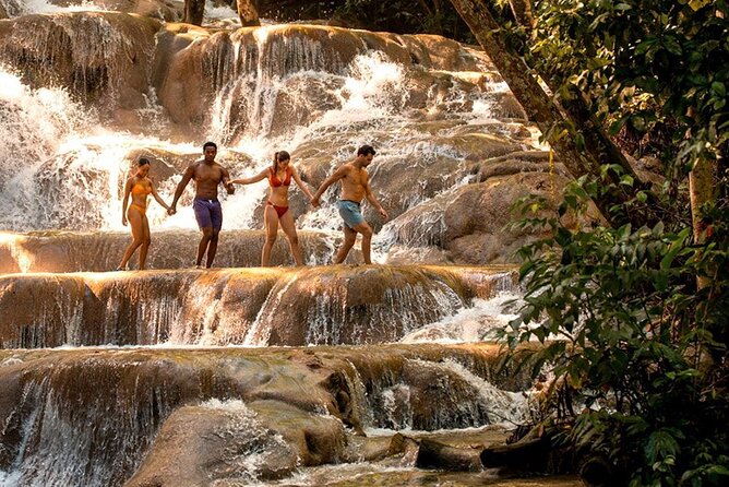 Private Dunn's River Falls and Blue Hole Tour Ocho Rios Jamaica - The basic shape of the day from Montego Bay