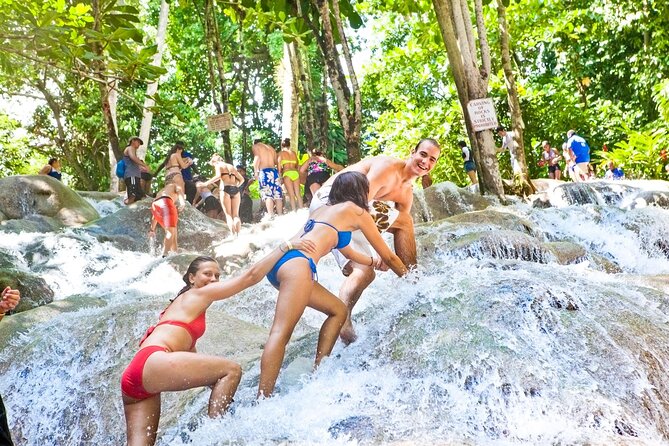 Private Dunn's River Falls Jamaica - Climbing the 600-foot cascade