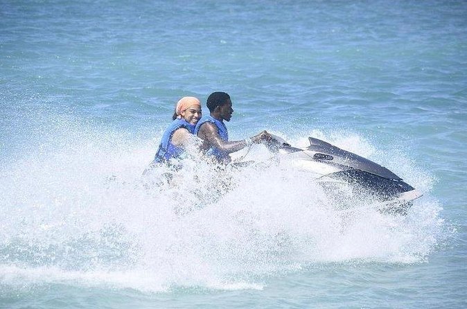 Private Jet Ski Adventure at Tropical Bliss Beach - Thirty minutes across the Caribbean Sea