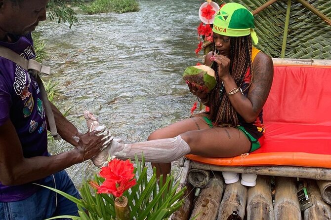 Private Montego Bay Bamboo Rafting with Limestone Foot Massage - A slow ride into the hills of St. James