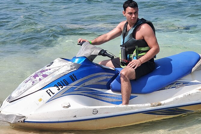 Private Parasailing and Jet Skiing at Montego Bay - Taking the jet ski for a first ride