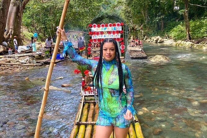 Private River Bamboo Raft with Limestone Foot Massage in Montego Bay - Arriving at Lethe River