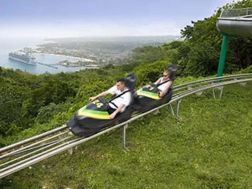 Rainforest Bobsled Mystic Mountain transportation - The ride from Montego Bay to Mystic Mountain