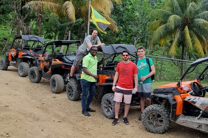 RastaSafari Experience from Montego Bay - Riding uphill through forest and crop fields