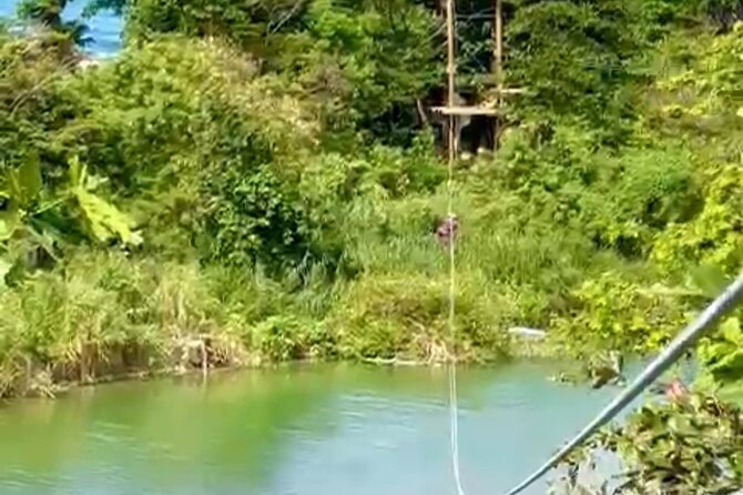 Rio Nuevo Village Ziplining - The Three Lines and the River Crossing
