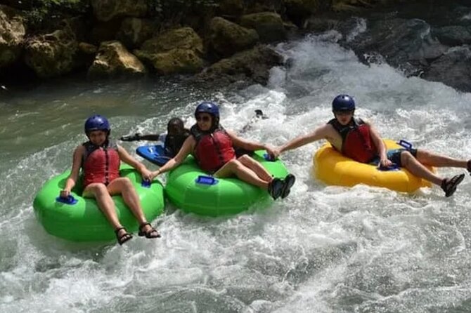 River rapids tubing rafting kayaking and beach Adventure - The private beach changes the pace