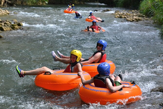 River Rapids Waterfalls Tubing and Beach Adventure with Transport - From hotel pickup to Irie Bridge
