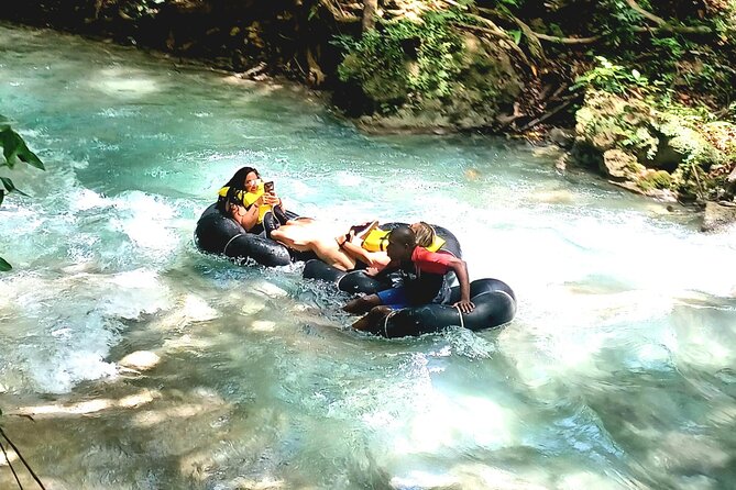 River Tubing and Blue Hole Tour from Ocho Rios - How demanding is the waterfall route?