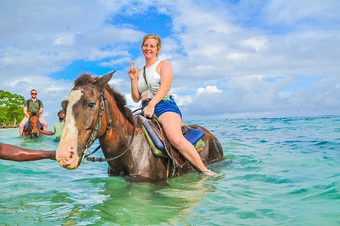 Shared Tour in Ocho Rios with Horseback Riding and Swimming - The beach section changes the mood