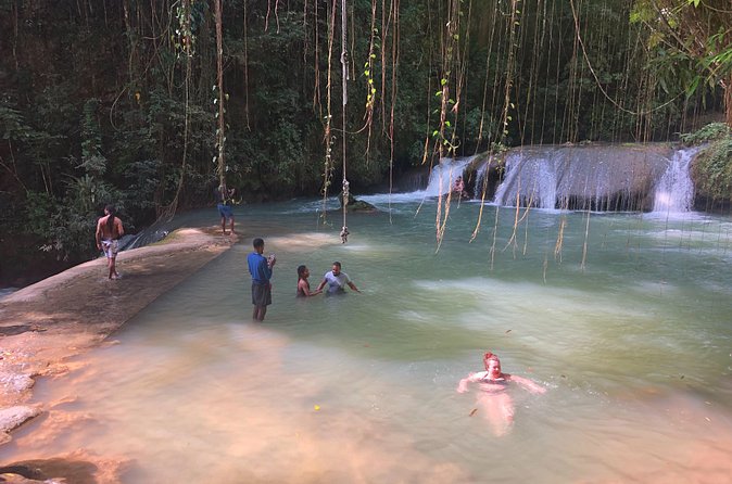 South Coast Jamaica YS Falls Tour - Two hours among cascades, pools, and picnic tables