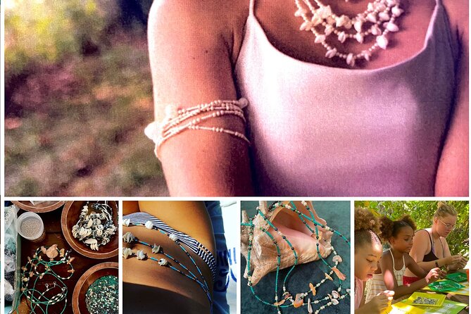 Souvenirs workshop A Mi Mek It! in Montego Bay Jamaica (FR & EN) - Turning beach shells into something useful
