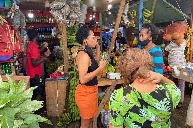 Taste of Jamaica Food Tour from Ocho Rios - Fruit stands bring the food theme to life