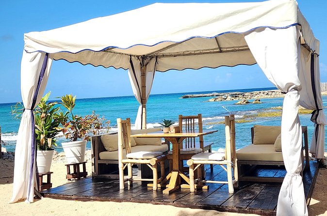 VIP Oceanfront Cabana at Bamboo Beach Club in Montego Bay - A beachside massage is an optional treat
