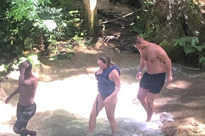 Wet and Wild - Blue Hole and Dunn's River - Dunn’s River Falls: a 180-foot climb to the beach