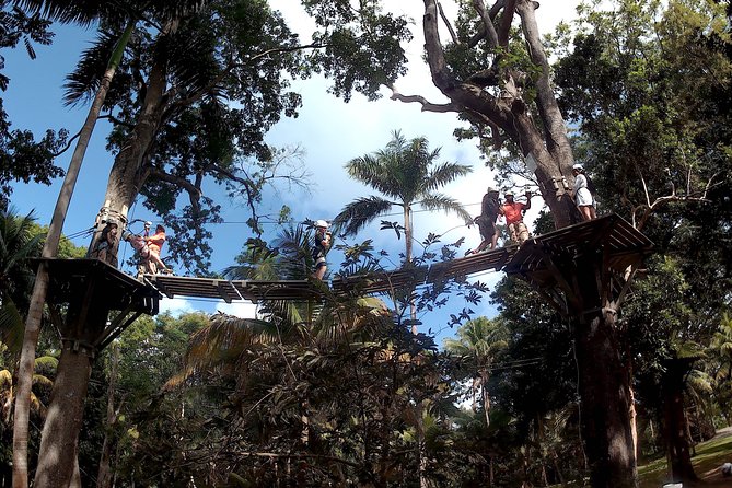 Zip Line over the Dunns River Falls - Getting fitted for the Dunn’s River zipline