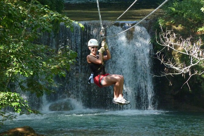 Zip-lining/Horseback Rides/Cat & Atv Inclusive Act with Transpo From Montego Bay - Ziplining adds a fast finish