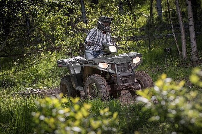 Zip-lining/Horseback Rides/Cat & Atv Inclusive Act with Transpo From Montego Bay - ATV riding on rough western Jamaica trails