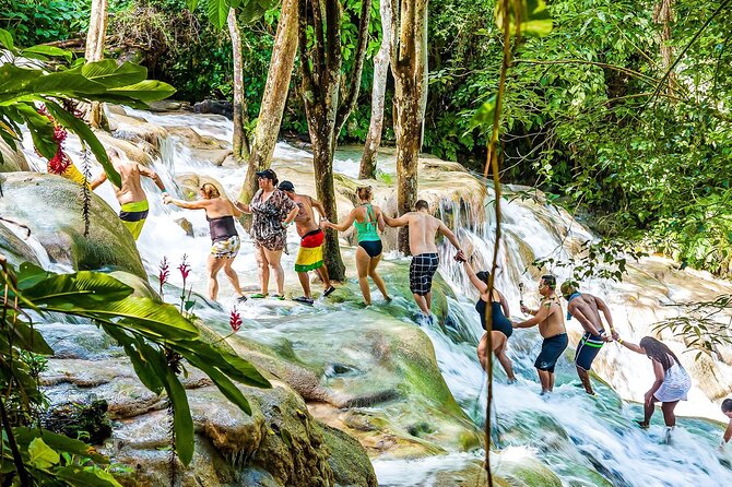 Zipline, Dunn’s River Falls, Bamboo Rafting & Horseback Ride Tour - Bamboo rafting on the White River