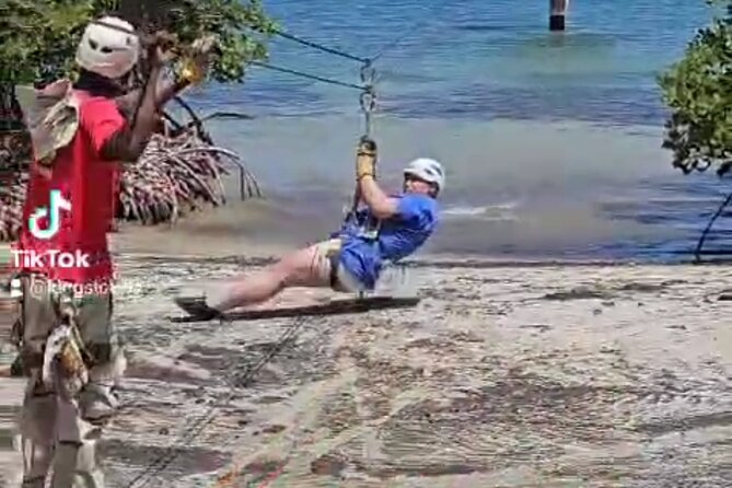 Zipline, Horseback Ride and Swim and Quad ATV bike in Negril - A busy half-day built around Negril